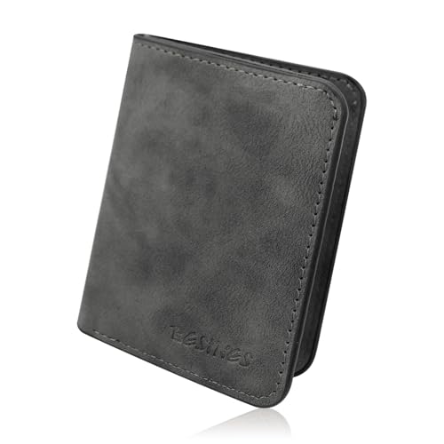 Mens Wallet, Slim Billfold Mens Card Wallet Lightweight Small wallet Multifunctional Credit Card Wallet for Storing Cash Cards Receipt (Grey)