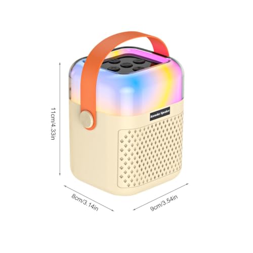 Máquina de Karaoke Infantil con Doble Micrófono Sin Cables y Sonido Envolvente Portátil 5
