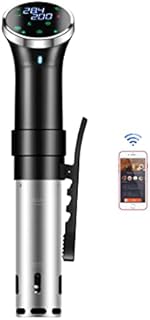 Tekola Sous Vide Cooker 1100W, Wifi Connect App Control Thermal Immersion Circulator with Recipe and Adjustable Clamp, Sous Vide Heater with Accurate Temperature & Digital Timer, Ultra Quiet Stainless Steel