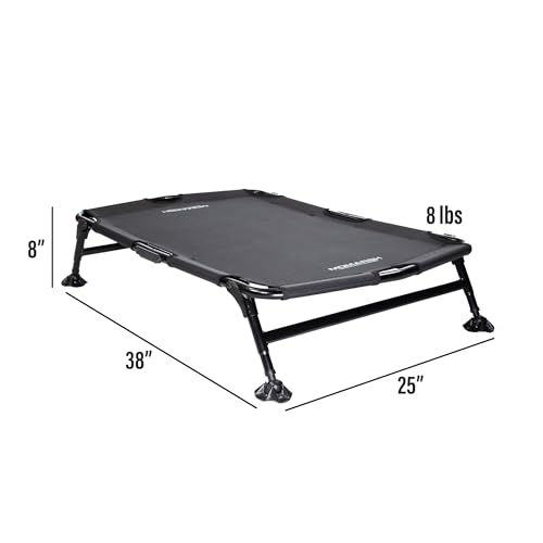 Image of Momarsh Home Cot Breeze Elevated Pet Bed | Non Slip Feet with Breathable Mesh | Portable Dog Cot | Hot Spot Reducing | All in One Large Dog Bed for Indoor and Outdoor Use