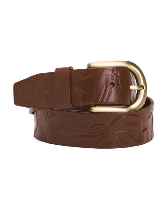 Patricia Nash Leather Vietri Tooled Belt