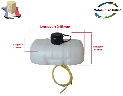 Réservoir à carburant complet pour débroussailleuse thermique dorsale