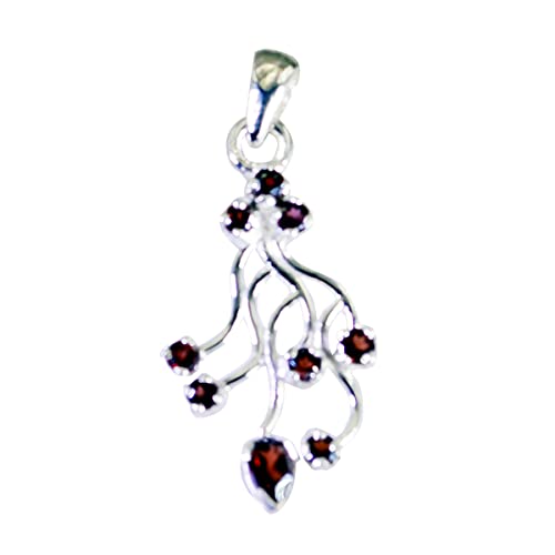 Pendentif grenat argent 925 multi pierres pour illuminer vos tenues de soirée