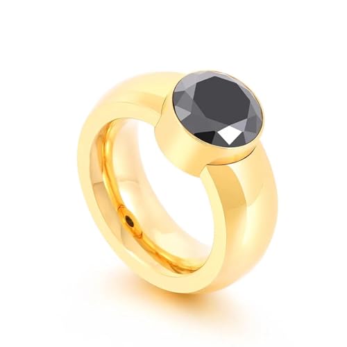 Anneaux ring résistant de couleur durable pour homme et femme tendance