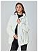 SOLY HUX Women's Maternity Winter Coat Fleece Zip Up Maternity Jackets for Pregnant Women Coat Extender for Pregnancy Pure White X-Small