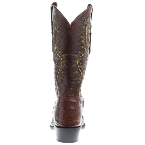 Tony Lama Men's Chasi Exotic Caiman Western Boot Broad Square Toe - Sp10123