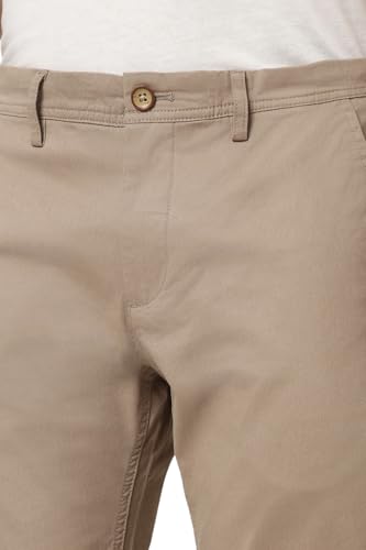 Image of Peter England Men's Skinny Fit Mid Rise Premium Casual Trouser Chinos