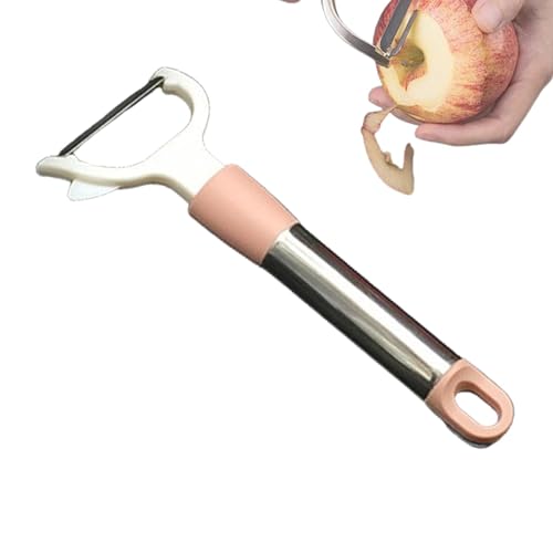 Pelador De Frutas - Raspador De Verduras De Acero Inoxidable, Pelador Portátil | Herramienta De Cocina Ergonómica Para Frutas, Gadget De Cocina Para Patatas, Zanahorias, Peras, Verduras