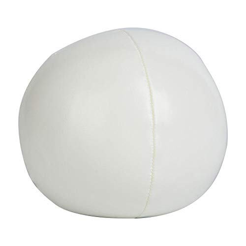 3 szt. Piłki do żonglowania PU Leather Soft Juggling Learning Ball dla początkujących Profesjonaliści Dzieci Dorośli Nauka sztuki żonglowania dla dorosłych i dzieci (biała)