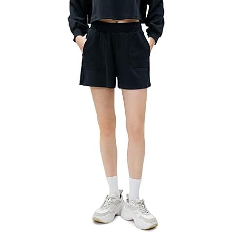 Koton Women's Black Modal Blended Shorts Cover