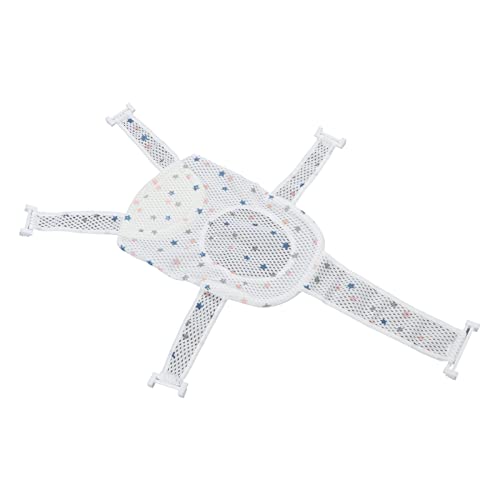 Image of Baby Bath Seat, Adjustable Support Net Quick Drying Mesh Infant Bathtub for Newborns Baby Shower Gifts Infant Care Home Use
