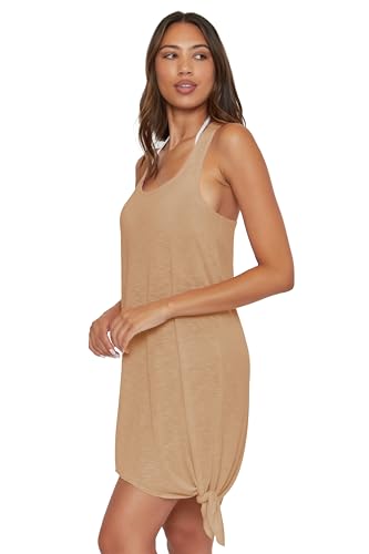 Image of BECCA Breezy Basics Cascade Ruffle Dress