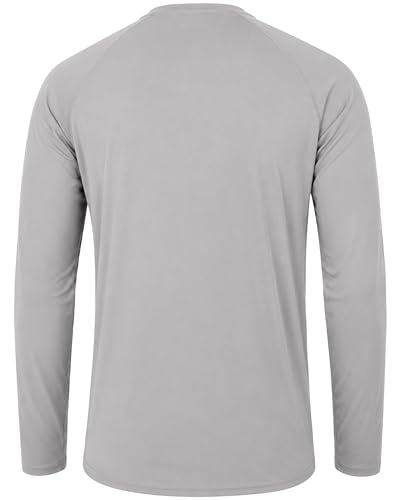 Image of FISHEAL Mens Long Sleeve Fishing Camo Shirts, UPF 50+ Sun Swim Rash Guard