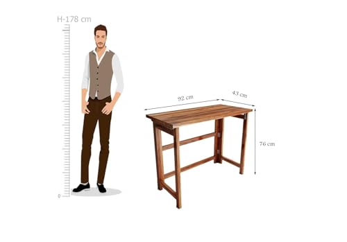 Image of Study Table for Students | Wooden Study Desk Table for Adults | Solid Sheesham Wood Laptop Computer Table for Home (Walnut Finish)