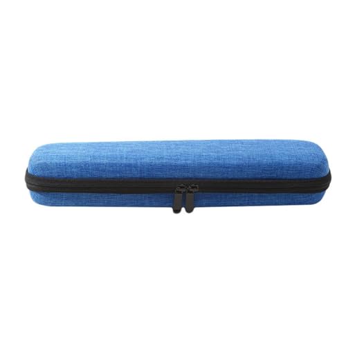 Estuche de viaje rígido con cremallera para planchas y rizadores de cabello, color azul real miniatura 4