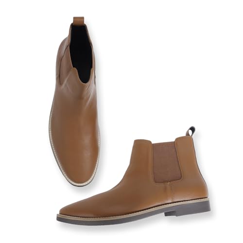 Image of YOHO Comfortable Boots For Men | Extra Cushioned Foot Bed And Skin Friendly Ankle Boot With Low Heels | PU Finish Material | Trendy, Stylish & Casual Boots | Winter, Snow & Holiday Outings
