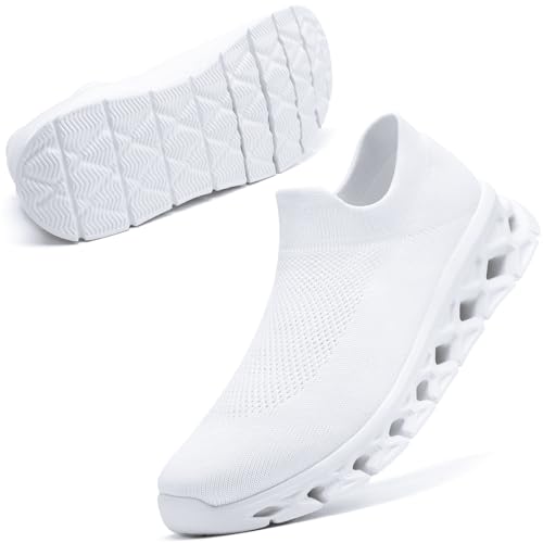 Image of MERPHINE World's Most Comfortable Slip-on Sneakers, No Straps, Women's, Men's, Indoor Wear, Walking, Standing Work, Commuting, Mesh, Lightweight, Easy to Walk, Fashionable, Summer, Breathable