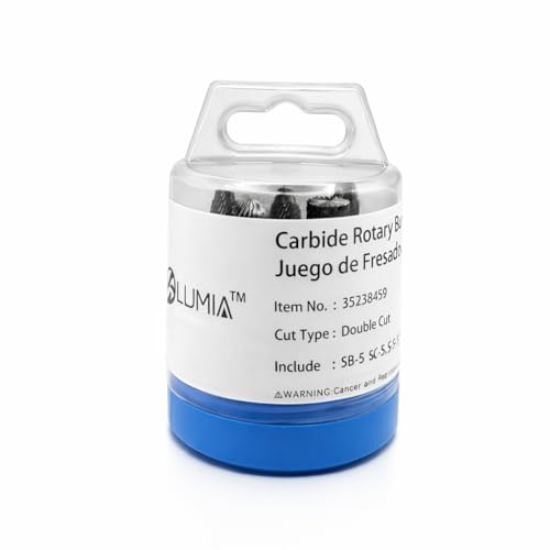 Juego de 5 Fresas de Carburo para Amoladoras Die Grinder miniatura 2