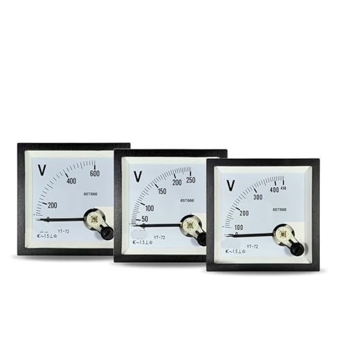 Voltmètre CA AC750V indicateur de tension analogique aiguille YT72