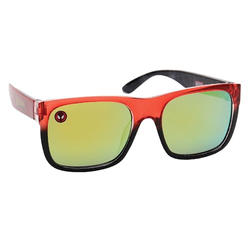ARKAID Sun-Staches Marvel Official Miles Morales Sunglasses for Kids | Spider-Man Shades with UV400 | One Size Fits Most Kids