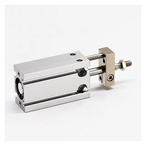 Microcilindro de doble acción CDUK16 de aluminio con vástago simple e imán 7