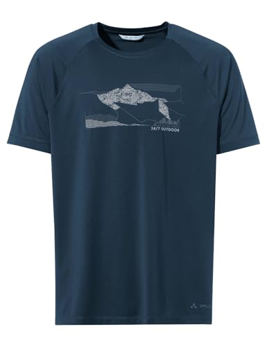 VAUDE Herren Mens Gleann Ii T-Shirt, Dark Sea, M EU