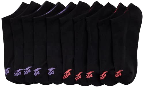 Image of Avia Womens Low Cut Socks - 6 /10 Pack Performance Stretch Cushioned Moisture Wicking Athletic No Show Socks for Women (4-12)