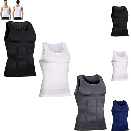 Selure Shaping Tank Men, Selure Compression Shirt, High Elastic Shapewear Shirt, for Mens Body Workout