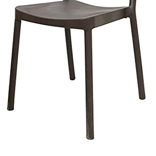 Image of Cello Eskimo Chair Set Pack of 2 - Black | Strong and Durable | Easy to Clean | Chair for Living Room, Bed Room, Kitchen, Office Room, Outdoor | 3 Years Warranty