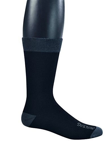 Yomandamor Men's Breathable Dress Crew Socks with Seamless Toe,5 Pairs L Size(Sock Size:10-13)2