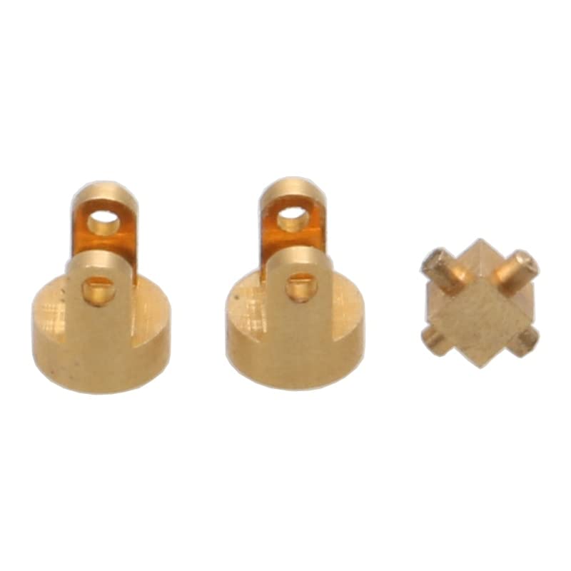 2Set 1:35 1:72 1:87 RC Model Static Change Micro Mini Universal Joint Shaft Hole 1mm Connect Coupling Brass Cardan Joints (Color : Type B)