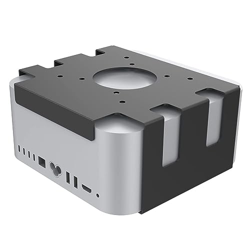 Support de bureau pour Mac Studio caché et sécurisé sous le plan de travail