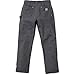 Carhartt Men's Loose Fit Firm Duck Double-Front Utility Work Pant-Gravel-32 x 32