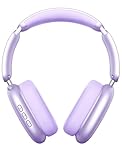 Wentronic Y02 Active Noise Cancelling Headphones, Wireless Over-Ear Bluetooth 5.4 Headphones, Multiple Modes, 60H Playtime, Hi-Res Audio, Big Bass, Foldable Lightweight for Travel Home Office, Purple
