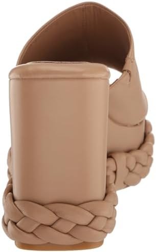Dolce Vita Women's Elene Wedge Sandal, Cafe Leather, 8.5 | Image 2