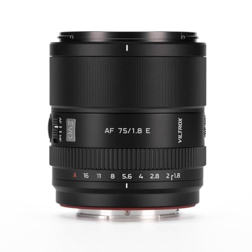 Image of VILTROX 75mm F1.8 EVO E-Mount Lens for Sony E, APS-C Large Aperture Prime Autofocus Lens for Sony E-Mount Cameras A7IV ZV-E1 A7CII A7RV FX3 A7SIII A7CR A7III A7C A1 A7RIV A9 A9II A7RIII ZV-E10