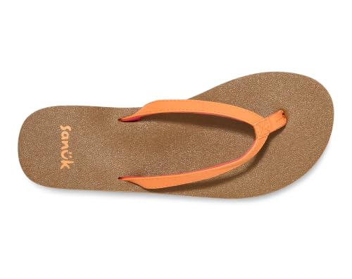 Image of Sanuk Yoga Joy Womens Flip Flops | Yoga Mat Footbed | Sandals for Women | Womens Yoga Sandals | Women's Beach Sandals