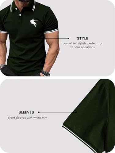 Image of DHRUVI TRENDZ T-Shirt | T-Shirt for Men | Polo T Shirt for Men | Casual T Shirt for Men | Men T Shirt