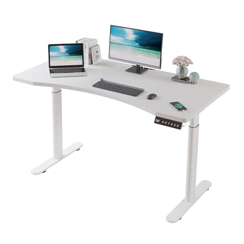 Mesa com regulagem de altura com motor duplo Mesa Escrivaninha co...