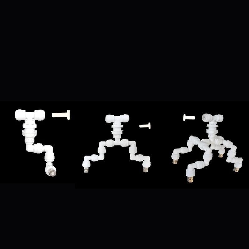 Adjustable Reptiles Fogger Mist Sprinkler For Rainforest Tank Aquarium Aquatic Pet With Slip Lock Nozzles(Type-A)