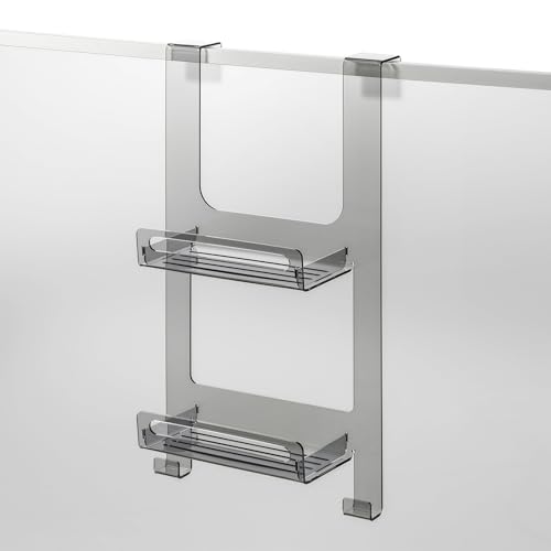 【Materiali e montaggio】Realizzata in plexiglass trasparente, resistente all’acqua e facile da pulire. Installazione rapida: modelli appendibili al vetro.
