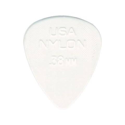 Jim Dunlop Nylon Guitar Picks, 0.38 mm, Pack of 12 Cover