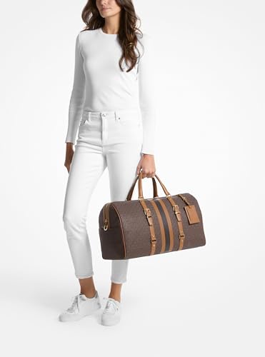 Michael Kors Bedford Travel Extra-Large Weekender Bag, Gold-Tone Hardware/Brown/Acorn
