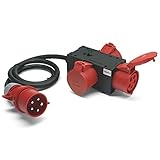  Kompaktverteiler ST.ANTON CEE-Stecker 400V/32A H07RN-F 5x4 mm² mit 3x400V/32A IP44