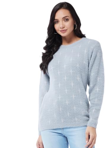 Image of Modeve Women Flower Print Sweater for Winters||Winterwear||