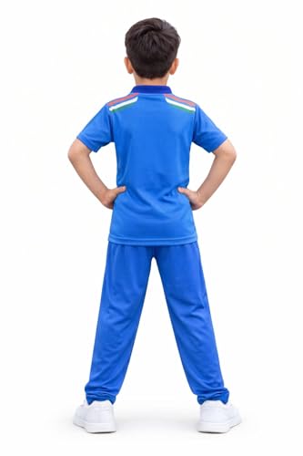 Image of Army Costume for Kids | Military Soldier Fancy Dress Outfit (Blue, 5-6 Years)
