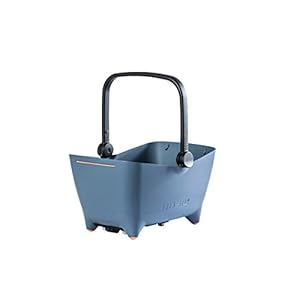 Basil-Buddy-Pet-Bike-Basket-Faded-Denim Pet Bike Basket