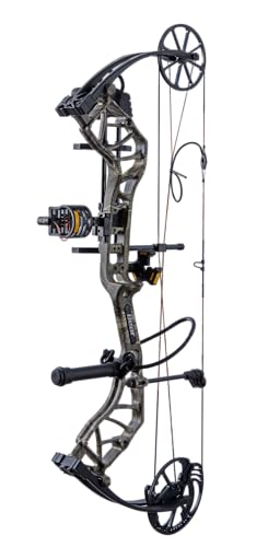 Bear Species XT Ready to Hunt Compound Archery Bow, 70lb. Draw Weight, Left Hand, Mossy Oak Roots/Black