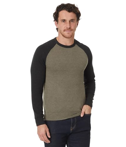 Faherty Men's Legend Baseball Sweater Crew