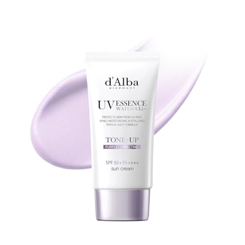 d'alba Loción Solar Tonificante Waterfull SPF50+PA++++ de Trufa Blanca italiana, Crema Solar Teñida con Filtros UV Veganos, Loción Solar Brillante e iluminadora, Skincare Coreano